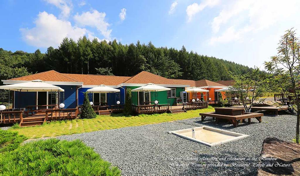Rainbow Hwangto Pension Pyeongchang Dış mekan fotoğraf